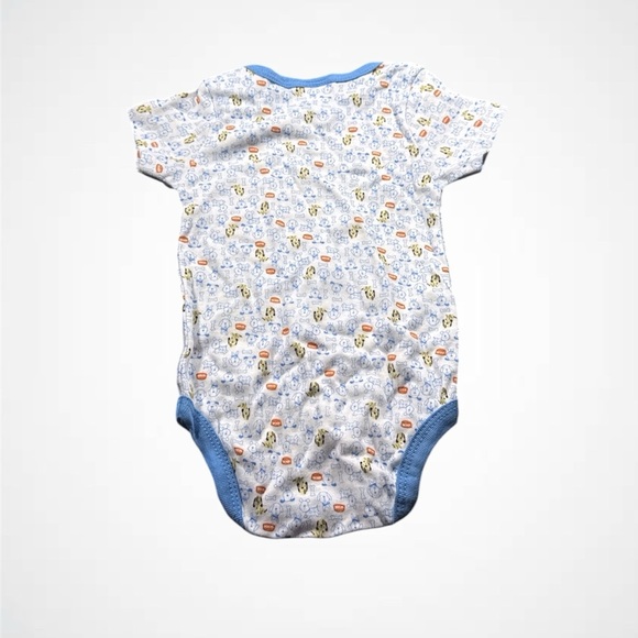 4/$20 Blue Dog Print Onesie - Picture 3 of 3